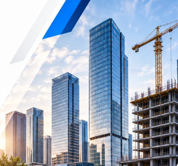 Edificios e infraestructura en construcción